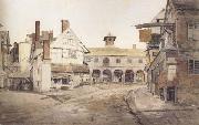 Cornelius Varley Ross Market Place,Herefordshire a sketch on the spot (mk47) china oil painting reproduction